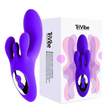 Vibratore Punto G Rave FeelzToys Clitoral & Labia Stimulation Viola