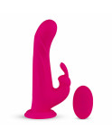 Vibratore Coniglio Whirl-Pulse & Remote Control  FeelzToys Fucsia