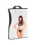 Set di Lingerie S Pleasures Nero (Taglia unica)