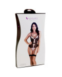 Set di Lingerie S Pleasures Nero/Grigio (Taglia unica)