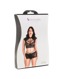 Set di Lingerie S Pleasures Nero (Taglia unica)