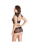 Set di Lingerie S Pleasures Nero (Taglia unica)