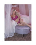 Set di Lingerie Exposed Rosa Bordeaux (L/XL)