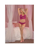 Set di Lingerie Exposed Rosa Bordeaux (L/XL)