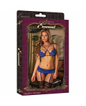 Set di Lingerie Exposed Azzurro (XXL)