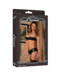 Set di Lingerie Exposed Nero (S/M)