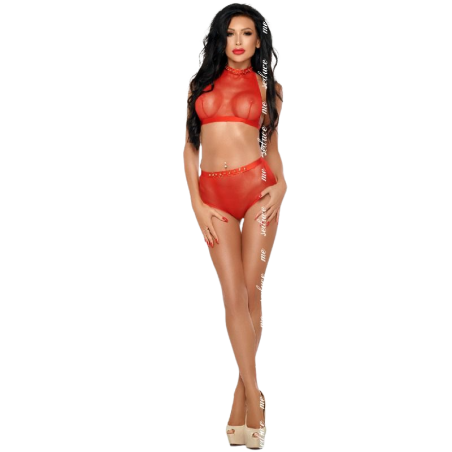 ME-SEDUCE - MONA SET ROSSO XXL/XXXL