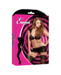 Set di Lingerie Exposed Nero (L/XL)