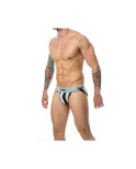 Tanga Mob Eroticwear Bianco Nero L