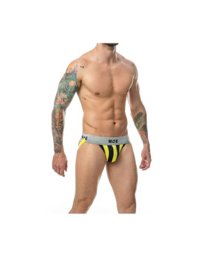 Tanga Mob Eroticwear Giallo Nero XXL