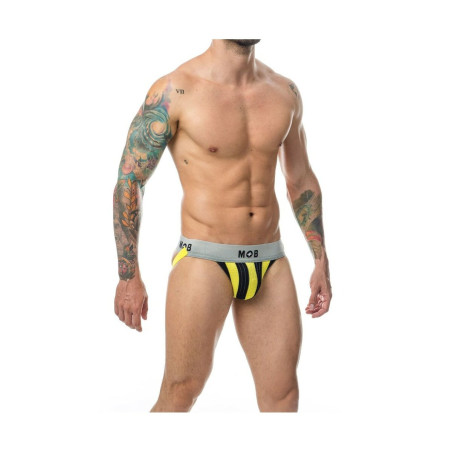 Tanga Mob Eroticwear Giallo Nero XXL