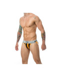 Tanga Mob Eroticwear Nero Arancio XL