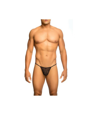 Tanga Mob Eroticwear Nero S/M