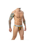 Tanga Mob Eroticwear Nero Arancio XXL