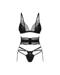 Set di Lingerie Obsessive XL/XXL 3 Pezzi