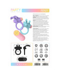 Anelli Fallici Party Color Toys Lilla Silicone