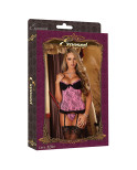 Corsetto Exposed Nero Rosa (L/XL)