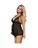 SUBBLIME - BABYDOLL NERA APERTA SUBBLIME S / M