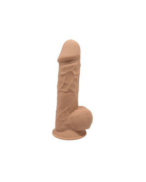 Dildo Realistico Silexd Caramel Beige