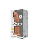 Dildo Realistico Silexd Caramel Beige