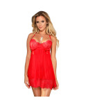 SUBBLIME - BABYDOLL CON FIOCCHI ROSSO L / XL