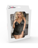 SUBBLIME - QUEEN PLUS TEDDY E BLINDFOLD BLACK