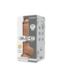 Dildo Realistico Silexd Caramel Beige