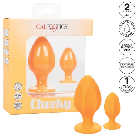 CALIFORNIA EXOTICS - BUTTPLUG CHEEKY ARANCIONE