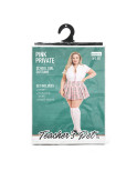 Costume Erotico Teacher’s Pet School Girl Rosa Queen size