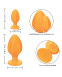 CALIFORNIA EXOTICS - BUTTPLUG CHEEKY ARANCIONE