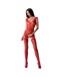 PASSION - WOMAN BS062 BODYSTOCKING ROSSO TAGLIA UNICA