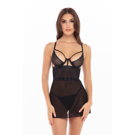 Set di Lingerie René Rofé Nero (M/L)