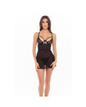 Set di Lingerie René Rofé Nero (M/L)