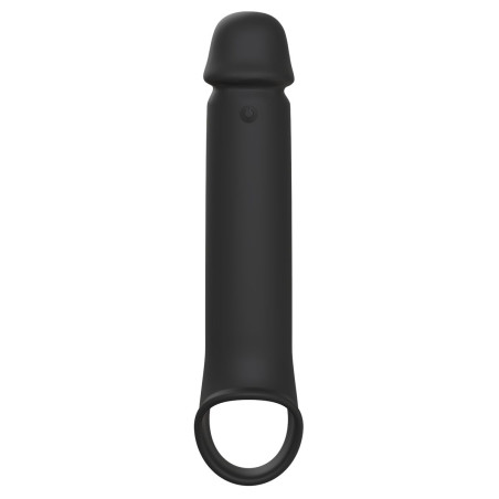 Cover per pene Dream Toys Ramrod Nero Ø 4,4 cm