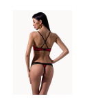 PASSION - WOMAN SCARLET BIKINI ROSSO E NERO L/XL