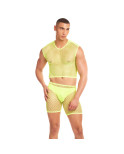 Set di Lingerie Rainbow Party Giallo L/XL