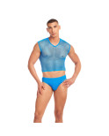 Set di Lingerie Rainbow Party Azzurro S/M