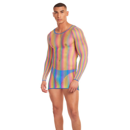 Set di Lingerie Rainbow Party Multicolore S/M