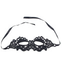 QUEEN LINGERIE - MASCHERA NERA TAGLIA UNICA