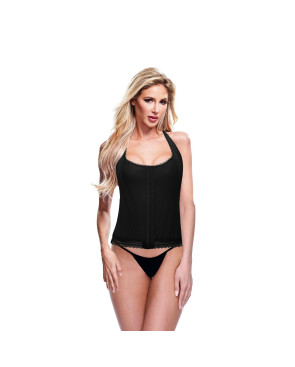 Set di Lingerie Baci Lingerie Nero (XL)