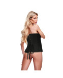 Set di Lingerie Baci Lingerie Nero (XL)