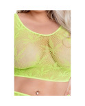 Set di Lingerie Pink Lipstick Verde (L)