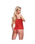 Set di Lingerie Baci Lingerie Rosso (L)