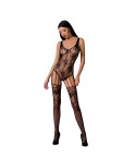 PASSION - WOMAN BS074 BODYSTOCKING TAGLIA UNICA ROSSO