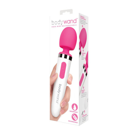 Mini Bacchetta Magica Aqua Ricaricabile Bodywand BW122 Rosa