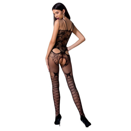 PASSION - WOMAN BS076 BODYSTOCKING TAGLIA UNICA ROSSO