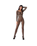 PASSION - DONNA BS077 BODYSTOCKING TAGLIA UNICA BIANCO