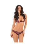 Set di Lingerie René Rofé Rosso (M/L)