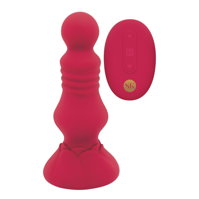 Vibratore Anale Secret Kisses Rosso