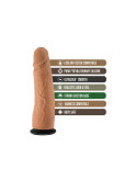 Dildo Realistico Blush Lock On Silicone (17,7 cm)